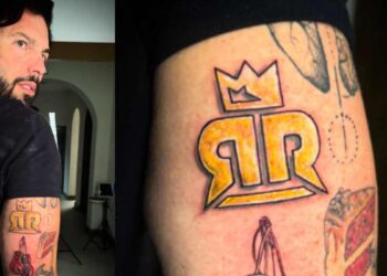 Poncho De Nigris presume tatuaje inspirado en Ring Royale