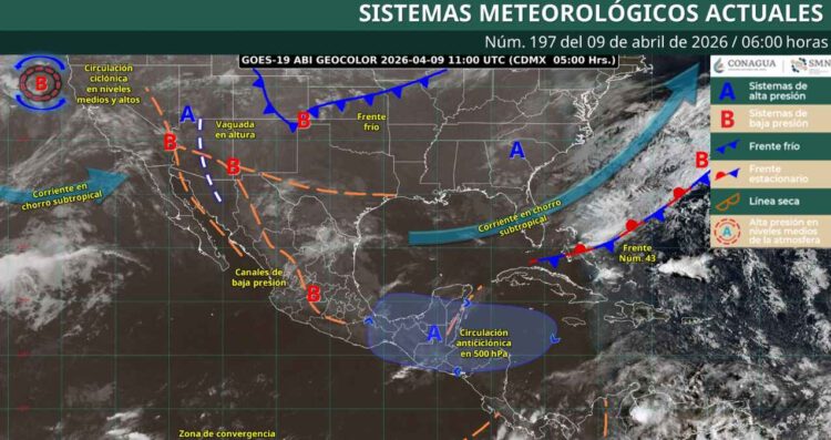 Pronóstico del tiempo: ¿Se intensificarán las lluvias en los estados de México hoy?