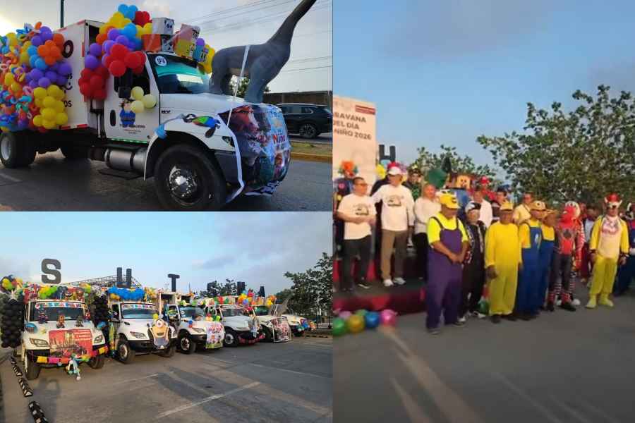 Recolectores de basura decoran sus camiones y se visten de superhéroes por el Día del Niño en Ciudad Madero, Tamaulipas