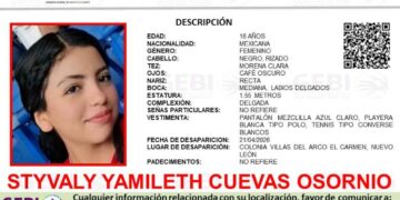 Reportan desaparición de adolescente en El Carmen, Nuevo León