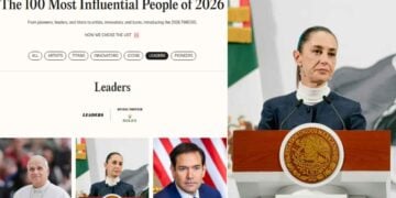 Revista Time coloca a Claudia Sheinbaum entre las 100 personas más influyentes de este 2026