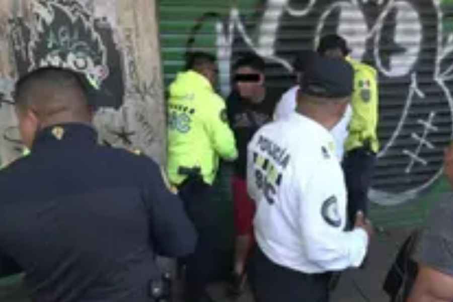 Riña deja un herido por arma blanca y un detenido en el centro de la Ciudad de México
