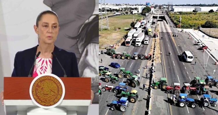 Sheinbaum asegura diálogo activo con transportistas y campesinos ante bloqueos en carreteras de México