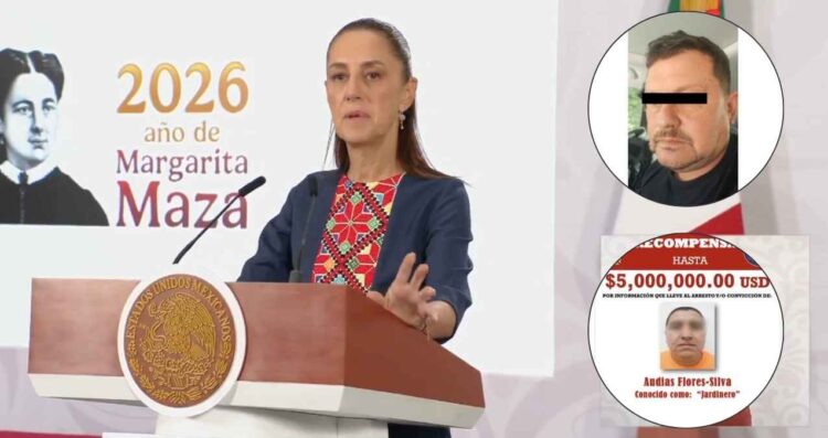 Sheinbaum destaca capturas de “El Jardinero” y “El Güero Conta” como resultado de seguridad
