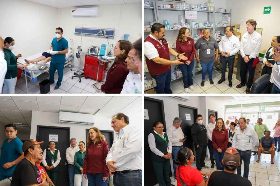 Supervisa secretaria de Salud módulos de atención médica del Operativo de Semana Mayor en La Pesca en Soto la Marina