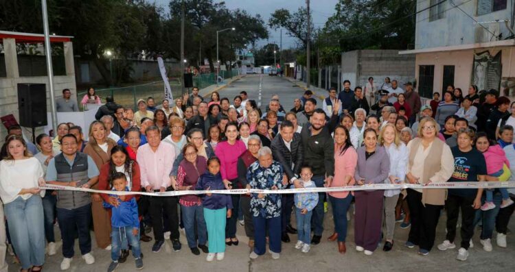 Tampico nueva pavimentación