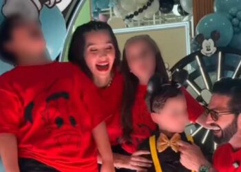 Toñito, hijo de Poncho De Nigris y Marcela Mistral, celebra sus 4 años con una fiesta de Mickey Mouse