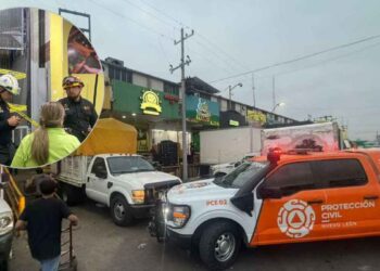 Trabajador termina hospitalizado tras sufrir accidente laboral en Mercado de Abastos en San Nicolás, NL