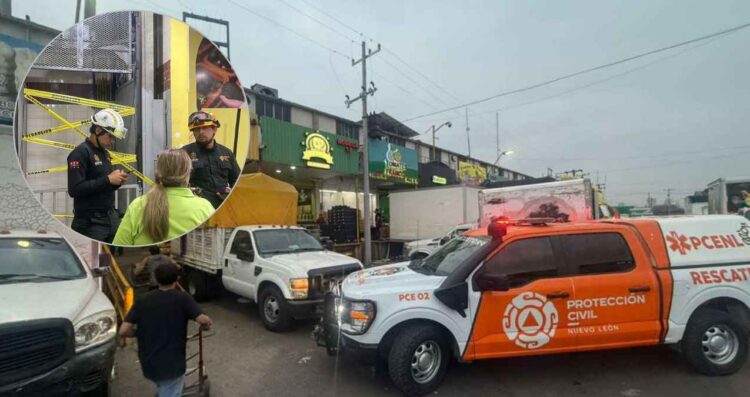 Trabajador termina hospitalizado tras sufrir accidente laboral en Mercado de Abastos en San Nicolás, NL