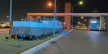 Trágico accidente cobra la vida de un joven motociclista frente a la colonia Vista Bella en García, NL