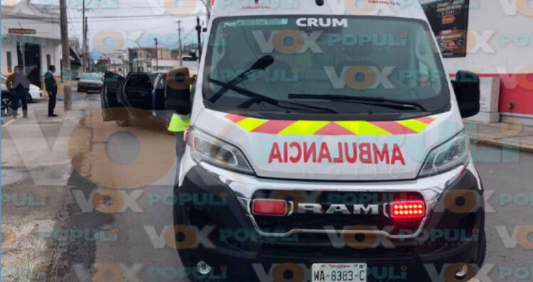 _choque con lesionados en el centro de Victoria