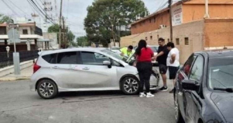 choque en la avenida Juárez