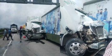 choque múltiple en la Córdoba a Veracruz