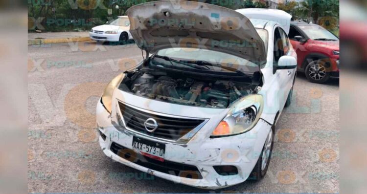 choque por alcance en bulevar de Victoria