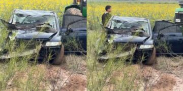 _fuerte volcadura en Matamoros
