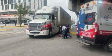 _hombre atropellado en Apodaca