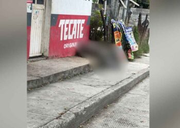 hombre muerto en Antiguo Morelos