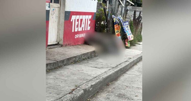 hombre muerto en Antiguo Morelos