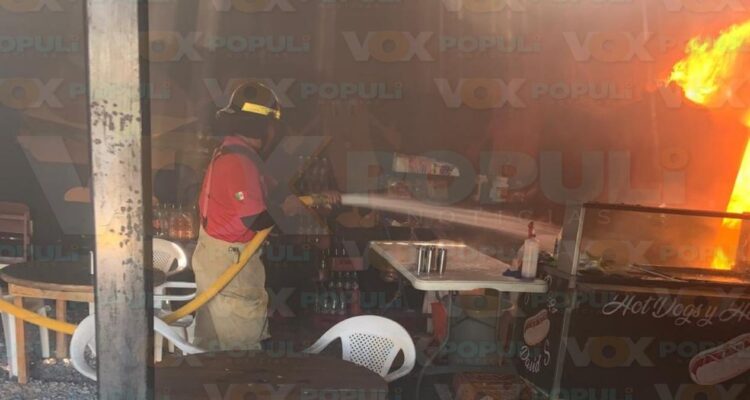 incendio hoy negocio Ciudad Victoria