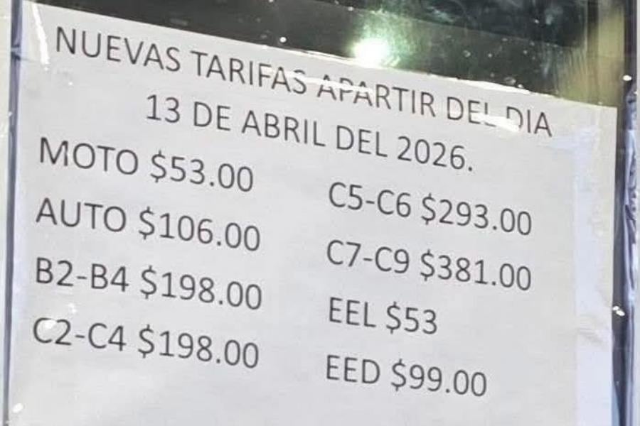 incremento en la caseta de Progreso