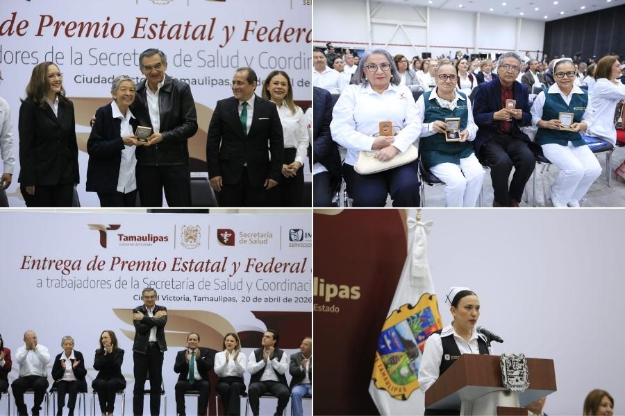 medallas al personal de salud Tamaulipas