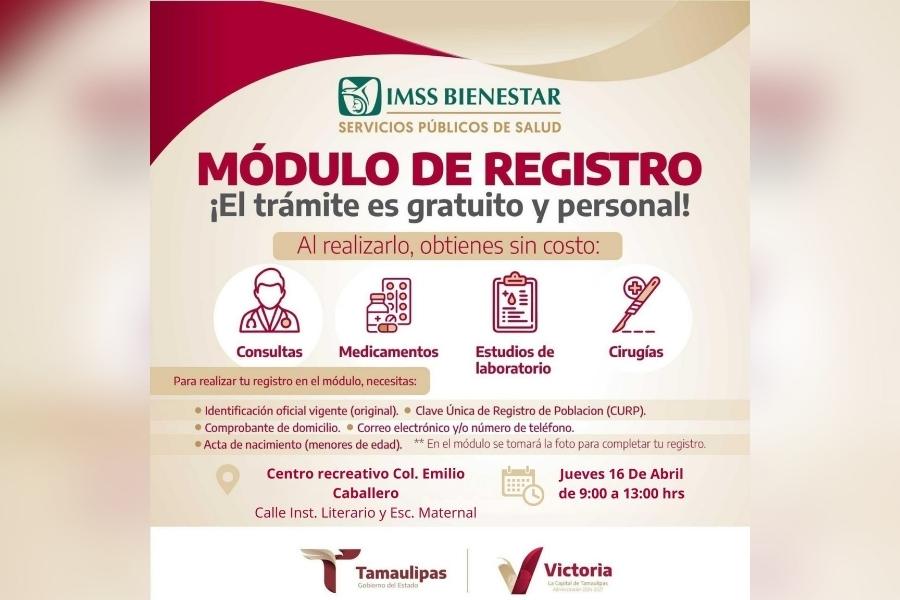 módulo de IMSS Bienestar Victoria