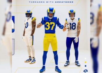 nuevos uniformes Los Ángeles Rams