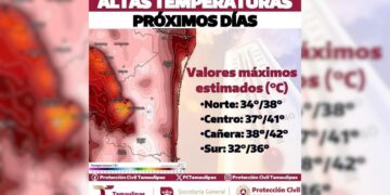 ola de calor en Tamaulipas 2026