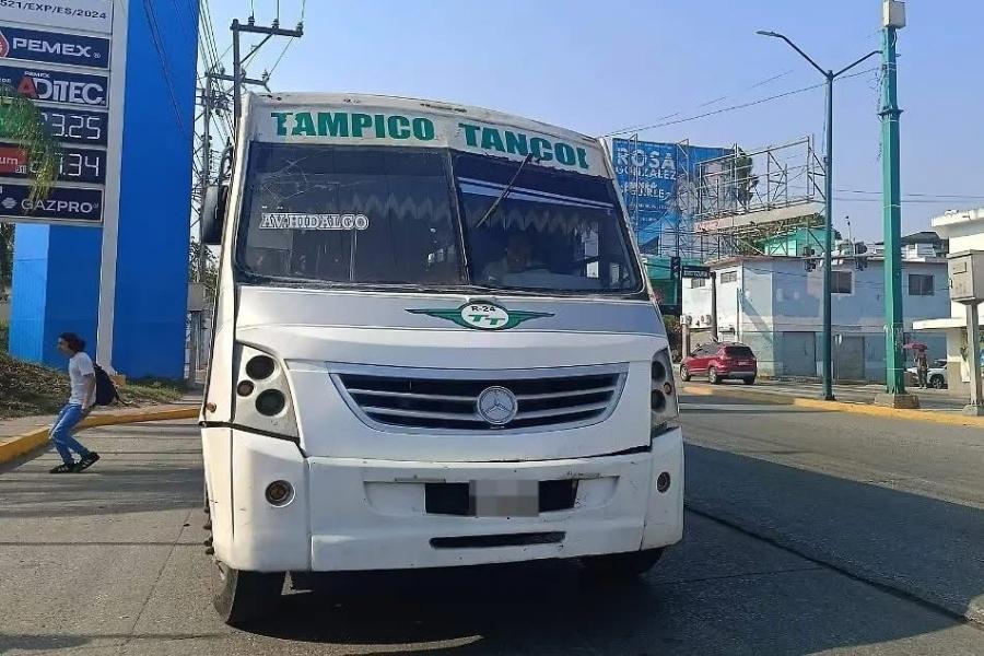 rutas de transporte público Tampico
