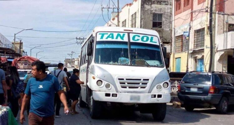 rutas de transporte público Tampico