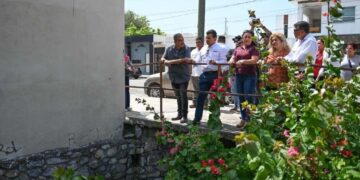 supervisión del dren pluvial Victoria