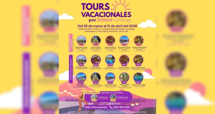 tours económicos Semana Santa Nuevo León