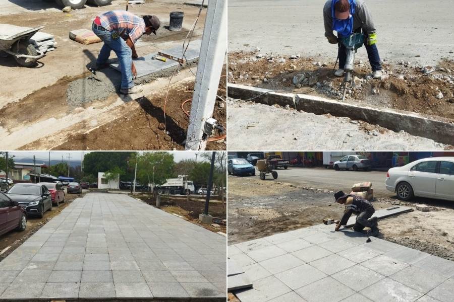 transformación plaza Héroes de la Independencia en Victoria