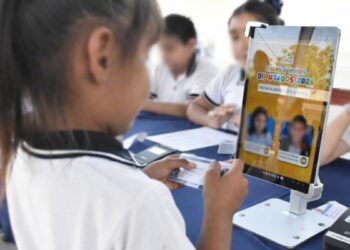 votación digital infantil en Victoria