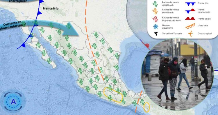 ¿Cuándo entra el nuevo frente frío 46 a México y dónde ocasionará bajas temperaturas?