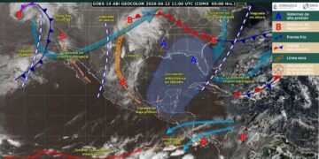 ¿En qué estados de México se pronostican lluvias y tormentas eléctricas el día de hoy