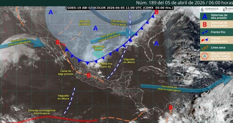 ¿En qué estados de México seguirán las fuertes lluvias durante el día de hoy