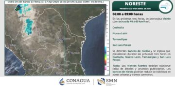 ¿Habrá precipitaciones intensas en Tamaulipas debido a la llegada de un nuevo frente frío?