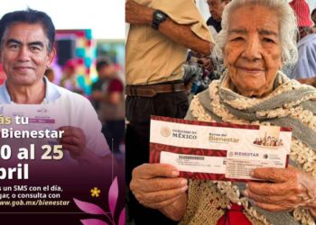 ¿Hasta qué día tendrán los adultos mayores para recibir la tarjeta de la Pensión Bienestar 2026 en este mes de abril?
