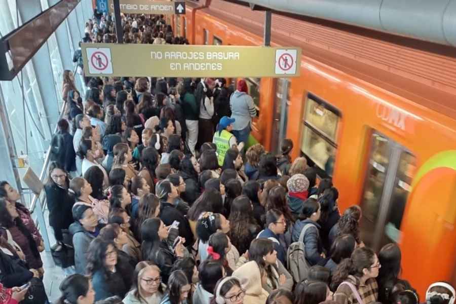 ¿Qué líneas del Metro de la Ciudad de México presentan retrasos el dia de hoy
