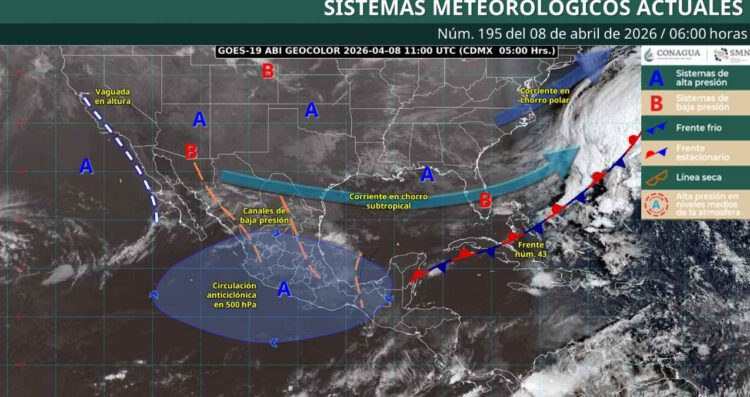 ¿Qué regiones de México tendrán lluvias con granizo hoy?