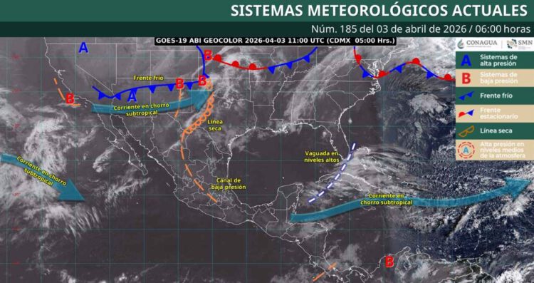 ¿Qué regiones tendrán lluvias con actividad eléctrica debido al ingreso del frente frío 43?
