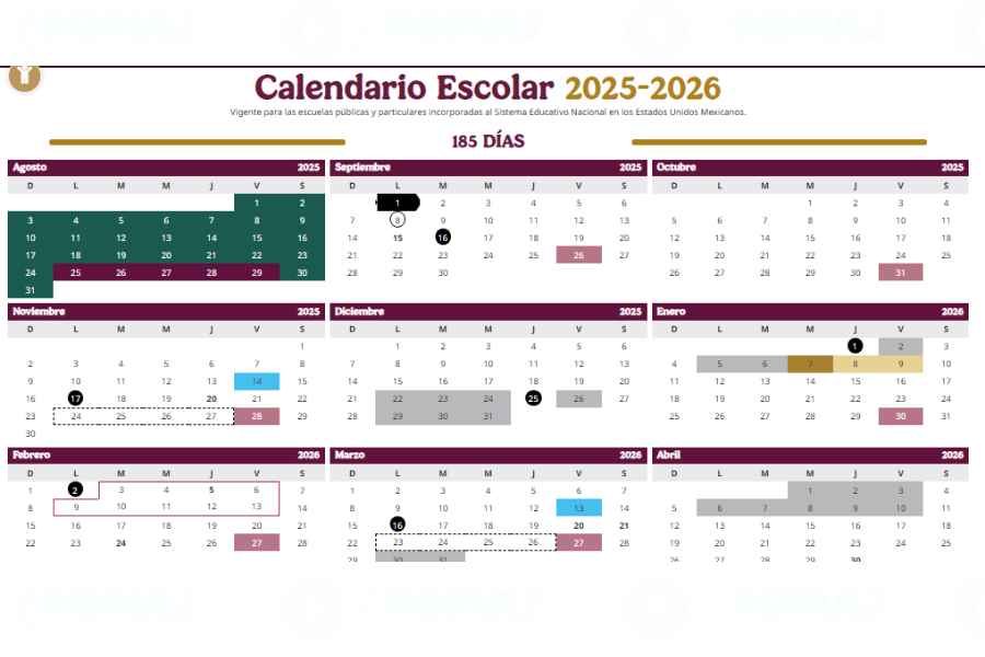 ¿Cuáles son las fechas exactas de todos los descansos que tendrán los estudiantes en mayo 2026, según la SEP?