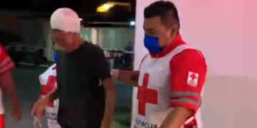 Abuelito alcoholizado cae El Mante