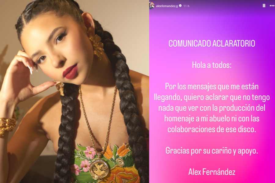 Alex Fernández se deslinda de tributo a Vicente Fernández
