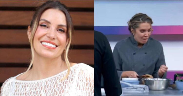 Andrea Escalona sufre accidente en ensayo de “Hoy soy el chef”