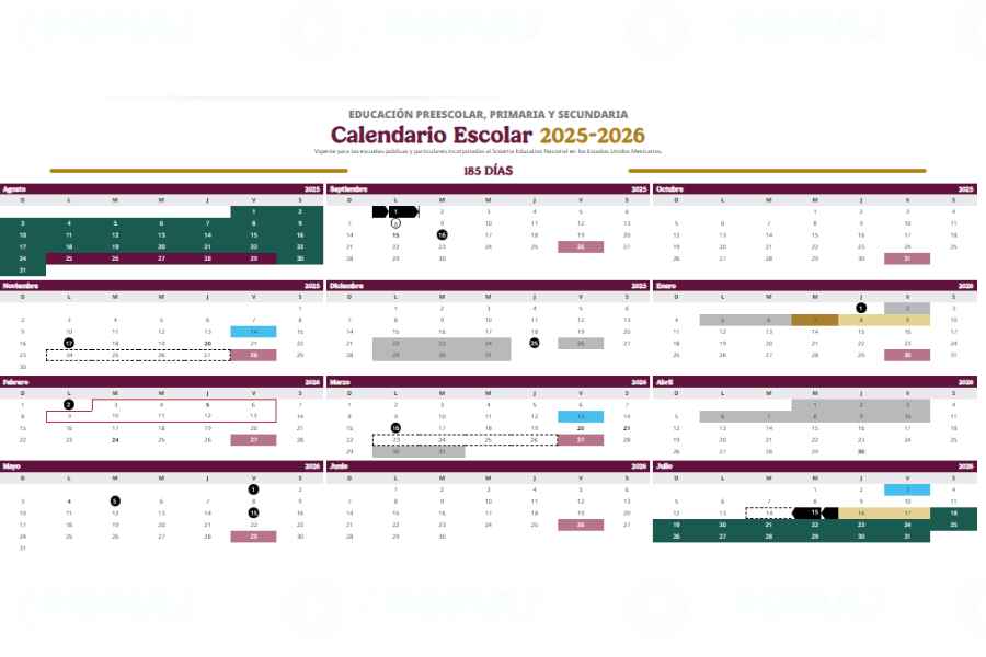 Así quedó el calendario escolar de la SEP tras acuerdo entre autoridades educativas