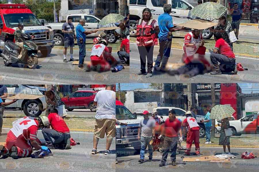 Atropellan a peatón frente a AutoZone en Tampico, Tamaulipas