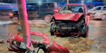 Automovilista poste en Altamira