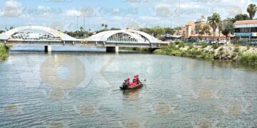Autoridades continúan búsqueda de persona presuntamente ahogada en el Canal Anzaldúas en Reynosa, Tamaulipas